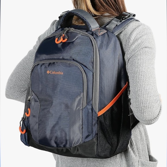 Columbia Navy Summit Rush Backpack Diaper Bag - Picture 6 of 8